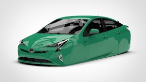 丰田 普锐斯 Toyota Prius Flying 2017 3D模型-启模网