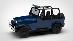 吉普 牧马人 Jeep Wrangler Jurassic Park 3D模型-启模网