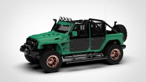 吉普 牧马人 Jeep Wrangler Modified 3D模型-启模网