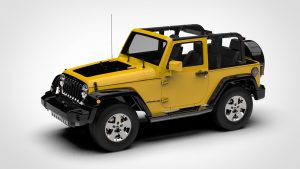 吉普 牧马人 Jeep Wrangler Mountain 2012 3D模型-启模网