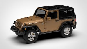 吉普 牧马人 Jeep Wrangler Rubicon 2007 3D模型-启模网