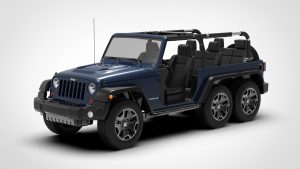 吉普 牧马人 Jeep Wrangler Rubicon 6x6 2016 3D模型-启模网