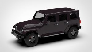 吉普 牧马人 Jeep Wrangler Rubicon JK 2017 3D模型-启模网