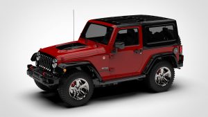 吉普 牧马人 Jeep Wrangler Rubicon Recon JK 2017 3D模型-启模网