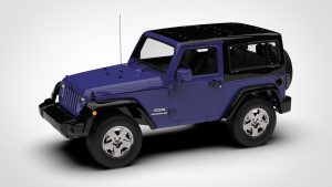 吉普 牧马人 Jeep Wrangler UK Sport 2008 3D模型-启模网