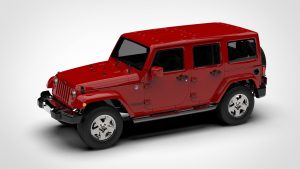 吉普 牧马人 Jeep Wrangler Unlimited 2011 3D模型-启模网