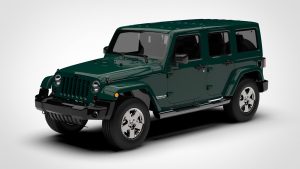 吉普 牧马人 Jeep Wrangler Unlimited Sahara EU Spec 2011 3D模型-启模网