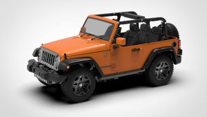 吉普 牧马人 Jeep Wrangler Willys Wheler JK 2017 3D模型-启模网