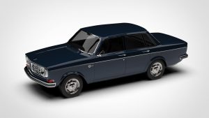 沃尔沃 144 Volvo 144 Sedan 1967 3D模型-启模网