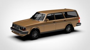沃尔沃 245 Volvo 245 1979 3D模型-启模网