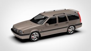 沃尔沃 850 Volvo 850 Wagon 1992 3D模型-启模网
