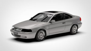 沃尔沃 C70 Volvo C70 3D模型-启模网