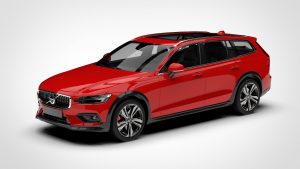 沃尔沃 V60 Volvo V60 Cross Country 2019 3D模型-启模网