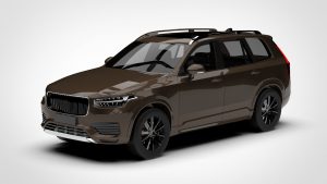 沃尔沃 XC90 Volvo XC90 Game Ready Brandless Low Poly 3D模型-启模网