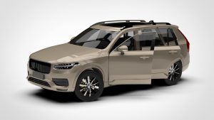 沃尔沃 XC90 Volvo XC90 Pbr Game Ready Low Poly 3D模型-启模网