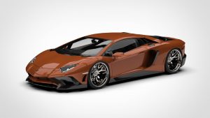 兰博基尼 Lamborghini Aventador LP700 3D模型-启模网