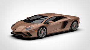 兰博基尼 Lamborghini Aventador S 2018 3D模型-启模网