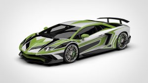 兰博基尼 Aventador Lamborghini Aventador SV 2017 3D模型-启模网