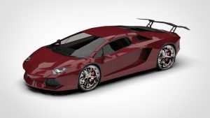 兰博基尼 Aventador Lamborghini Aventador SV 3D模型-启模网