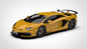 兰博基尼 Aventador Lamborghini Aventador SVJ 2019 Low Poly 3D模型-启模网