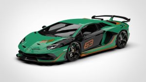 兰博基尼 Aventador Lamborghini Aventador SVJ 63 3D模型-启模网