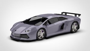 兰博基尼 Aventador Lamborghini Aventador 3D模型-启模网