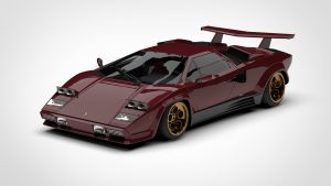 兰博基尼 Countach Lamborghini Countach LP500 3D模型-启模网
