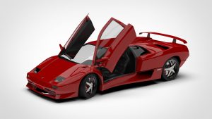 兰博基尼 Diablo Lamborghini Diablo 3D模型-启模网