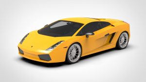 兰博基尼 Gallardo Lamborghini Gallardo High Poly 3D模型-启模网