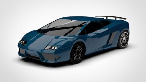 兰博基尼 Gallardo Lamborghini Gallardo Superleggera Fictional 3D模型-启模网