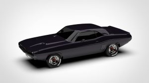 道奇 挑战者 DODGE Challenger Car Modeling 3D模型-启模网