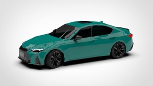 雷克萨斯 IS Lexus IS 300 Low Poly 3D模型-启模网