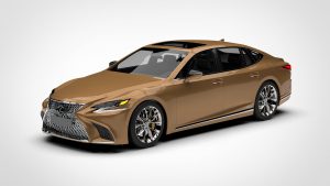 雷克萨斯 LS Lexus LS 500h 2019 3D模型-启模网