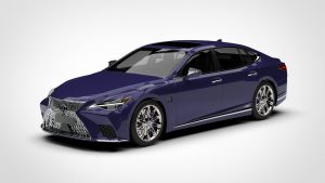 雷克萨斯 LS Lexus LS 500h Hybrid 2022 3D模型-启模网