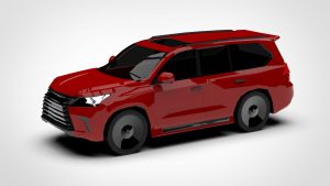 雷克萨斯 LX Lexus LX 570 3D模型-启模网