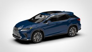 雷克萨斯 RX Lexus RX F Sport 2020 3D模型-启模网