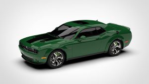 道奇 挑战者 DODGE Challenger RT Widebody 2017 3D模型-启模网