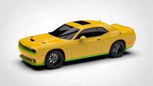 道奇 挑战者 DODGE Challenger SRT Hellcat Supercharged 2015 3D模型-启模网