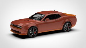 道奇 挑战者 DODGE Challenger SRT Low Poly 3D模型-启模网