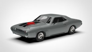 道奇 战马 DODGE Charger 1970 3D模型-启模网