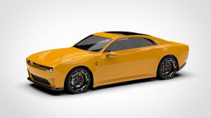 道奇 战马 DODGE Charger Daytona SRT Banshee 2024 3D模型-启模网