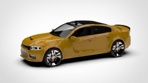 道奇 战马 DODGE Charger Hellcat Widebody 3D模型-启模网