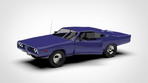 道奇 战马 DODGE Charger 3D模型-启模网