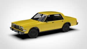 道奇 外交官 DODGE Diplomat 1980 3D模型-启模网