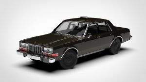 道奇 外交官 DODGE Diplomat TAXI 1981 3D模型-启模网