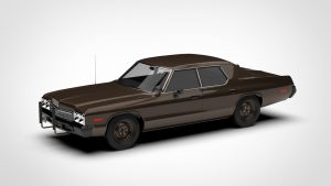道奇 摩纳哥 DODGE Monaco Bluesmobile 1974 3D模型-启模网