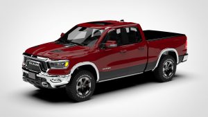 道奇 公羊 DODGE RAM 1500 Rebel 2019 3D模型-启模网
