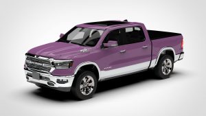 道奇 公羊 DODGE RAM Laramie 2019 3D模型-启模网
