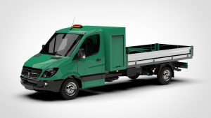 道奇 DODGE Sprinter Single Cab Tipper Toolpod 2009 3D模型-启模网