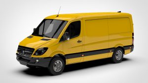 道奇 Sprinter DODGE Sprinter Van L2h1 2009 3D模型-启模网